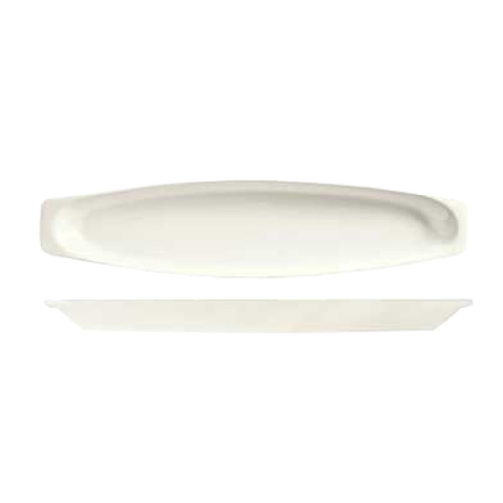 Libbey BW-6716 (Formerly World Tableware) Canoe Tray 17-1/4" X 4" Oblong