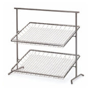 Hubert 23943 - Display Stand, 2-tier, 28-1/2" X 19" X 29"H Overall