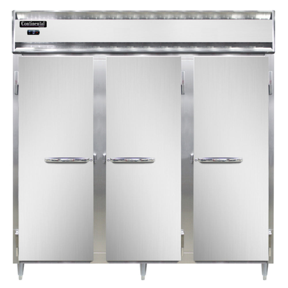 Continental Refrigerator DL3F-SA Designer Line Freezer Reach-in Three-section
