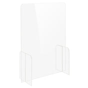 Bon Chef 90177-9 Tabletop Health Safety Shield 18"W X 12"D X 32"H Polished Edges