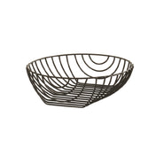 Cal-Mil 23758-14-13 Madison Coupe Wire Basket 14.25"W X 14.25"D X 4.25"H Black Wire