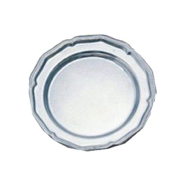 Bon Chef 1031DUSTYR Queen Anne Dessert Plate 7-3/4" Aluminum With Ceramic-look Coating