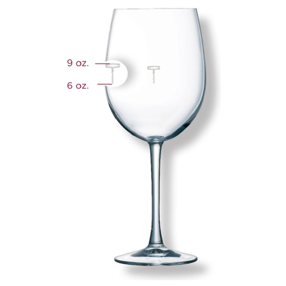 Arc Cardinal Q1095 Wine Glass 16 Oz. Sheer Rim