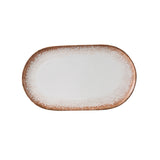 Yanco PR-214 Porto Coupe Plate 13 5/8"W X 77/8"D X 7/8"H Oval