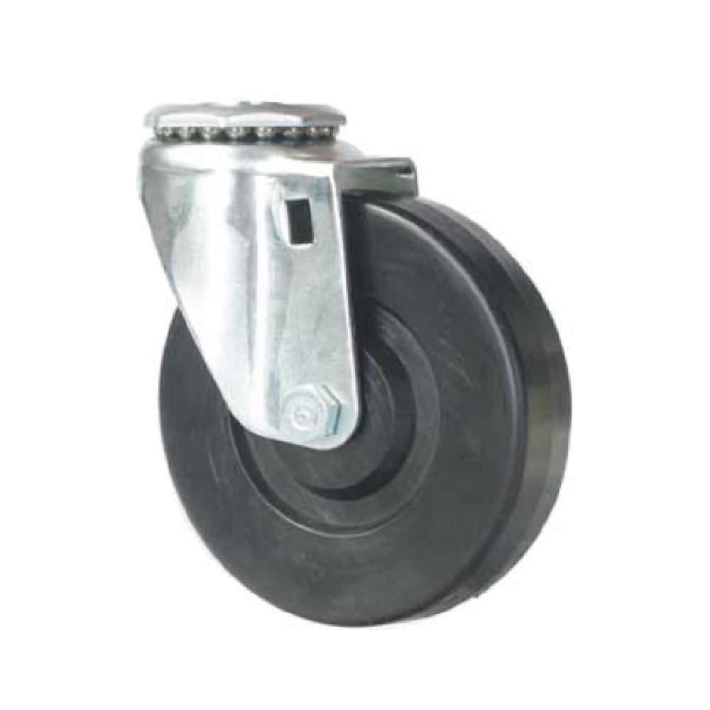 Forbes Industries 6041-ST Replacement Caster 4" Dia. Black Wheel