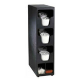 Dispense-Rite TLO-3BT - Lid & Straw Organizer, 3 Section, 24-1/4"H X 6-1/2"W X 14"D