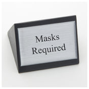 American Metalcraft SIGNMR Mask Required Sign Triangular 3"W X 1-3/4"H