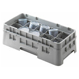 Cambro 10HC414184 Camrack® Cup Rack With Soft Gray Extender Half Size