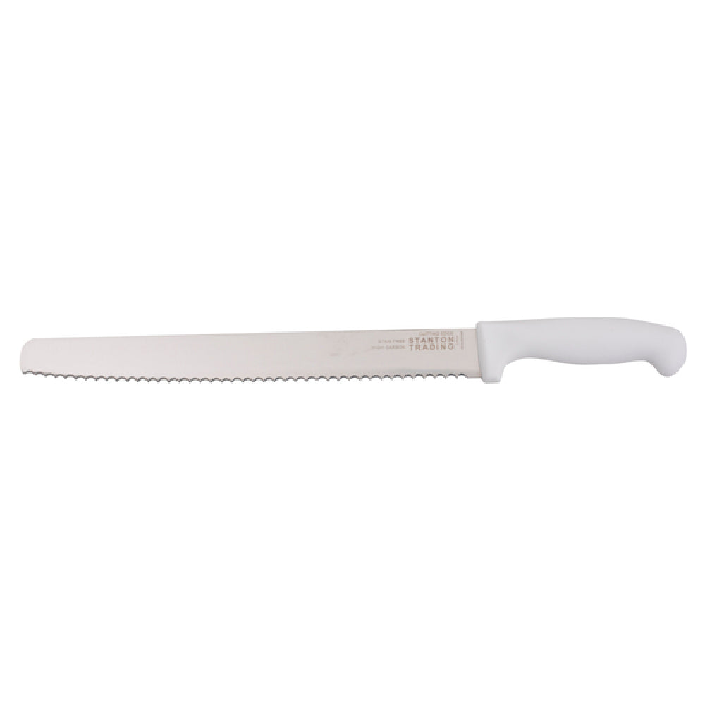 Stanton Trading KNV-SLCSER12-WH Cutting Edge Slicer Knife 12" Serrated Edge