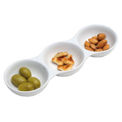 Matfer 050464 Petit Dish (3) Compartments 9"L X 3"W X 1-1/6"H