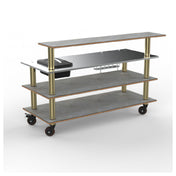 Steelite MGCMLC05GBXH - Modular Pro Bar Ice Bin Stainless Steel Top Grey Br, 71.0" X 34.5" X 47.0"