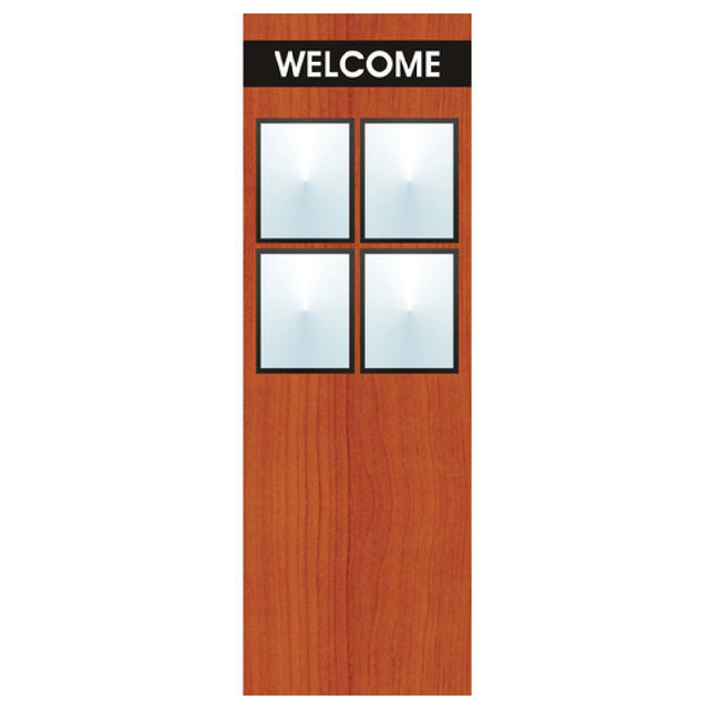 Hubert 85838 - Menu Board, 8-pocket, Floor Stand