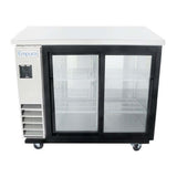 Empura E-KBB48-2G-24SD-S - Back Bar Cooler, 49.1"W X 24.4"D X 41.7"H, 12.5 Cu. Ft. Capacity