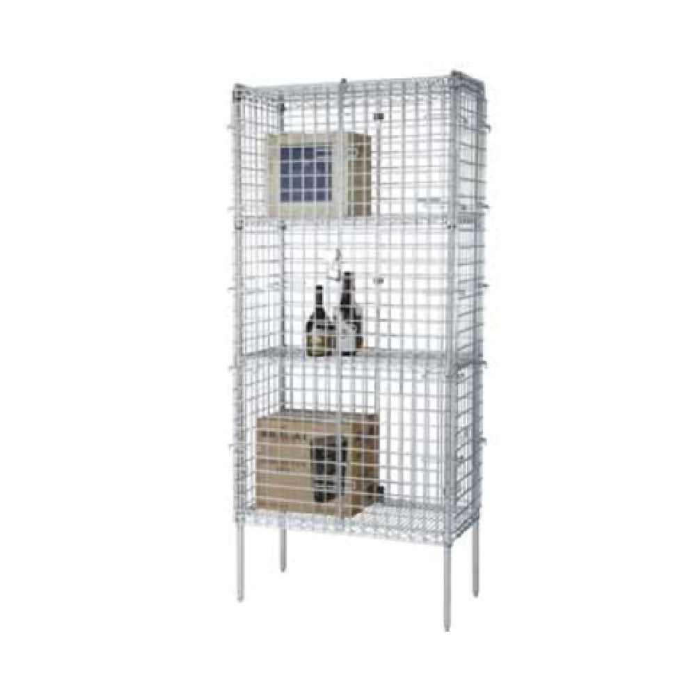 1880 Hospitality FSSEC18603 Focus Foodservice Security Cage Complete Stationary Kit