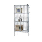 1880 Hospitality FSSEC18603 Focus Foodservice Security Cage Complete Stationary Kit