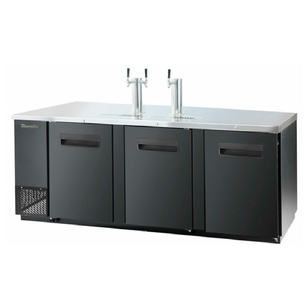 Blue Air BDD90-4B-HC - Keg Cooler, 90-3/8"W, Side-mounted Self-contained Refrigeration