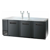 Blue Air BDD90-4B-HC - Keg Cooler, 90-3/8"W, Side-mounted Self-contained Refrigeration