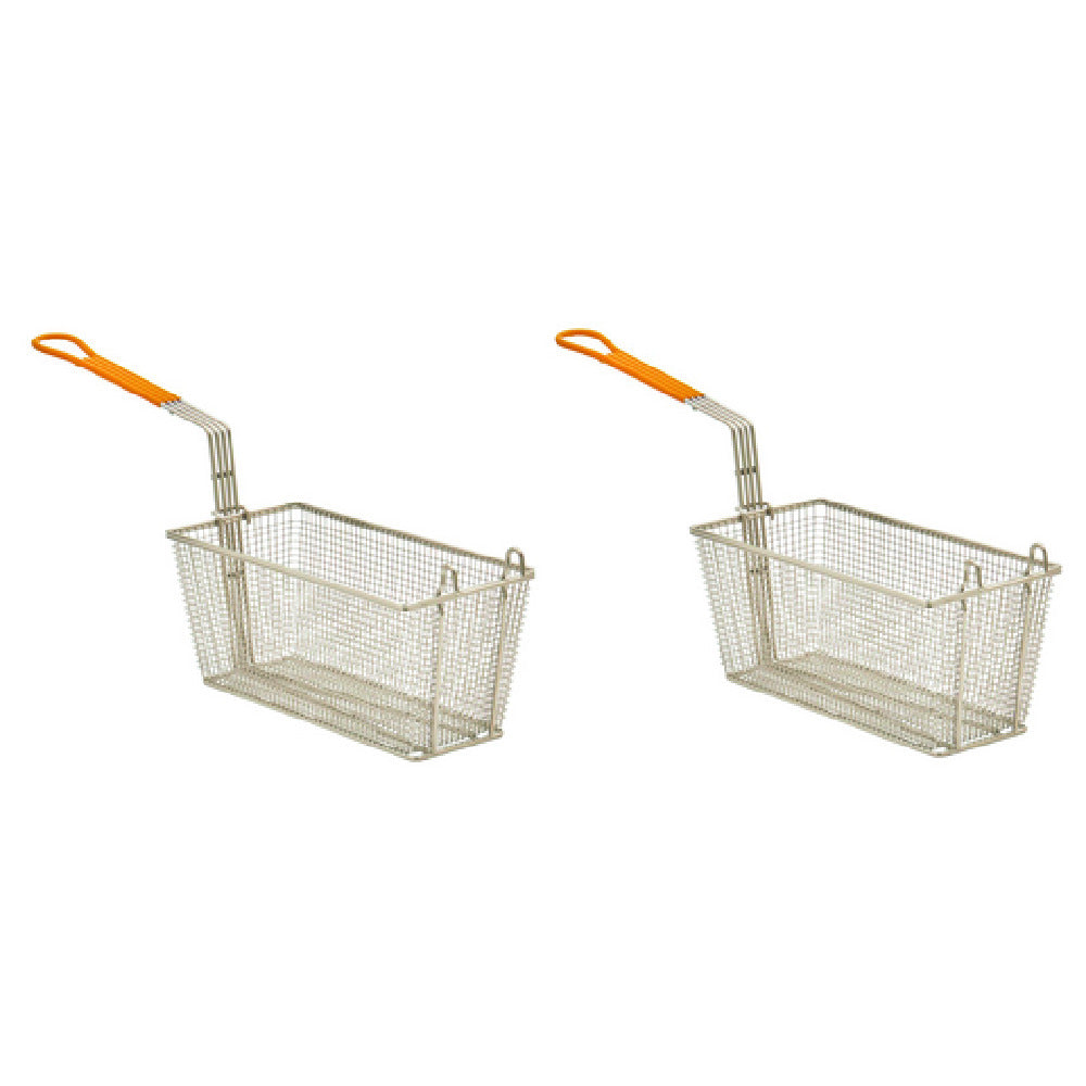 Hubert 185431 - Value Series Fry Basket, 12" W X 6" H, Front Hook
