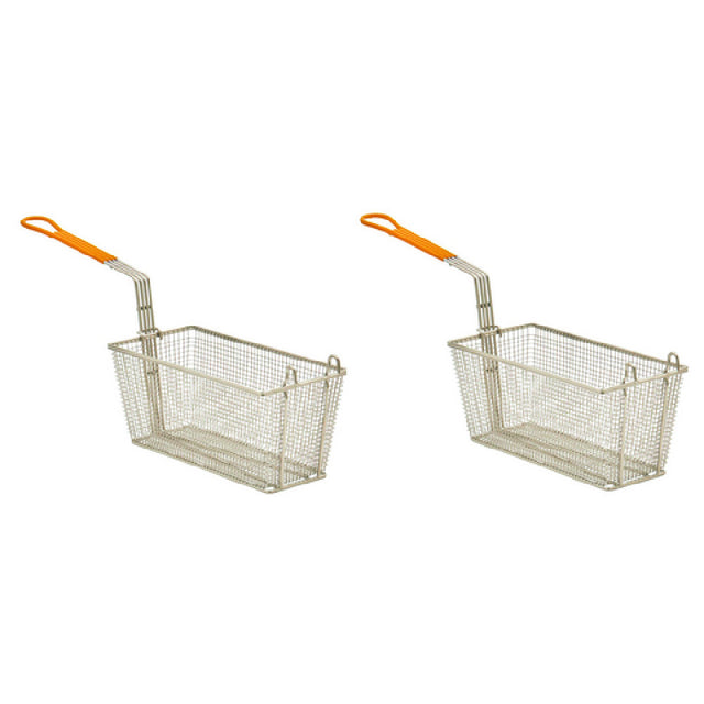 Hubert 185431 - Value Series Fry Basket, 12" W X 6" H, Front Hook