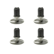 BK Resources BK-SPRFAF-WH-4 Flange With Holes Foot Stainless Steel Over Plastic