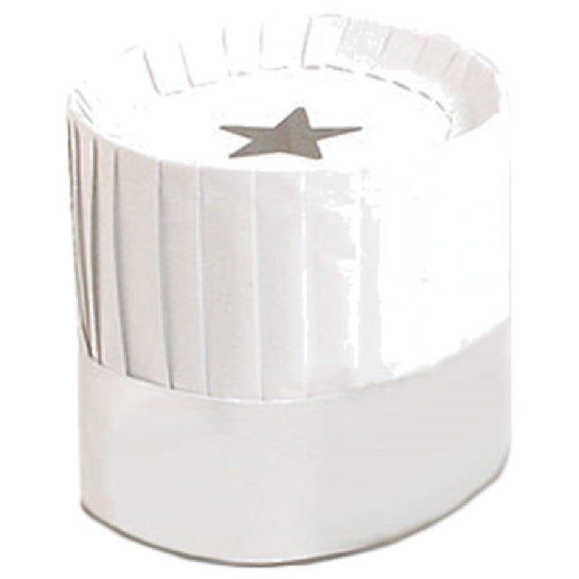 Royal PPR HAT 10 - Disposable Chef Hat, 10" Height, Adjustable Headband