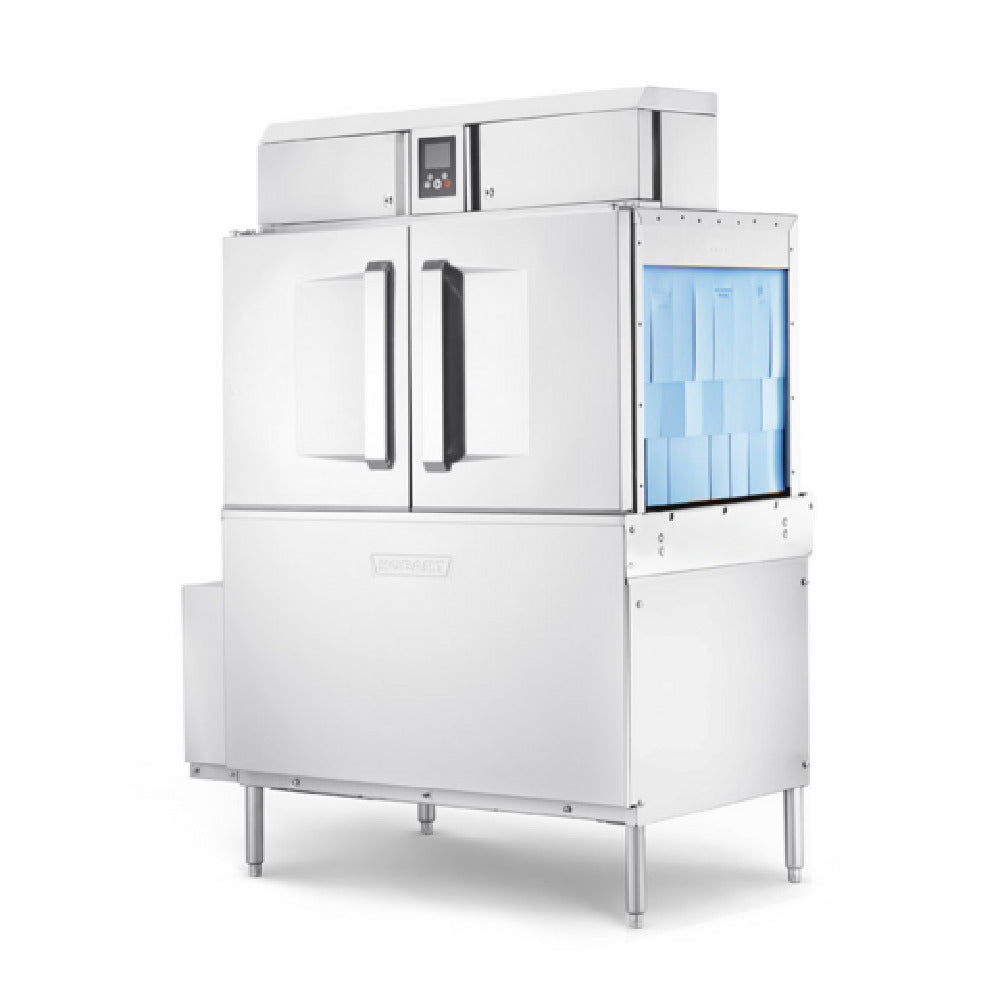 Hobart CL44-DWR+BUILDUP - Conveyor Dishwasher, Single Tank, Drain Water Energy Recovery With Factory-installed Drain Water Tempering Kit