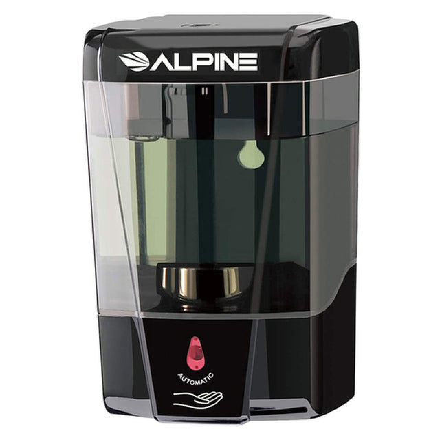 Alpine Industries ALP432-1-BLK Soap & Hand Sanitizer Gel Dispenser Automatic 23.7 Oz (700ml)
