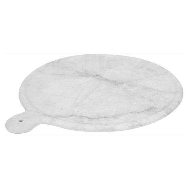 BauscherHepp TMA3145 Carrara Collection Marble Platter 17-3/4" X 15" X 1/2"H