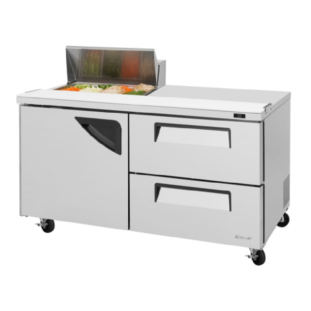Turbo Air TST-60SD-08S-D2-N Super Deluxe Sandwich/Salad Unit Two-section 60-1/4"W X 30"D X 37-1/2"H