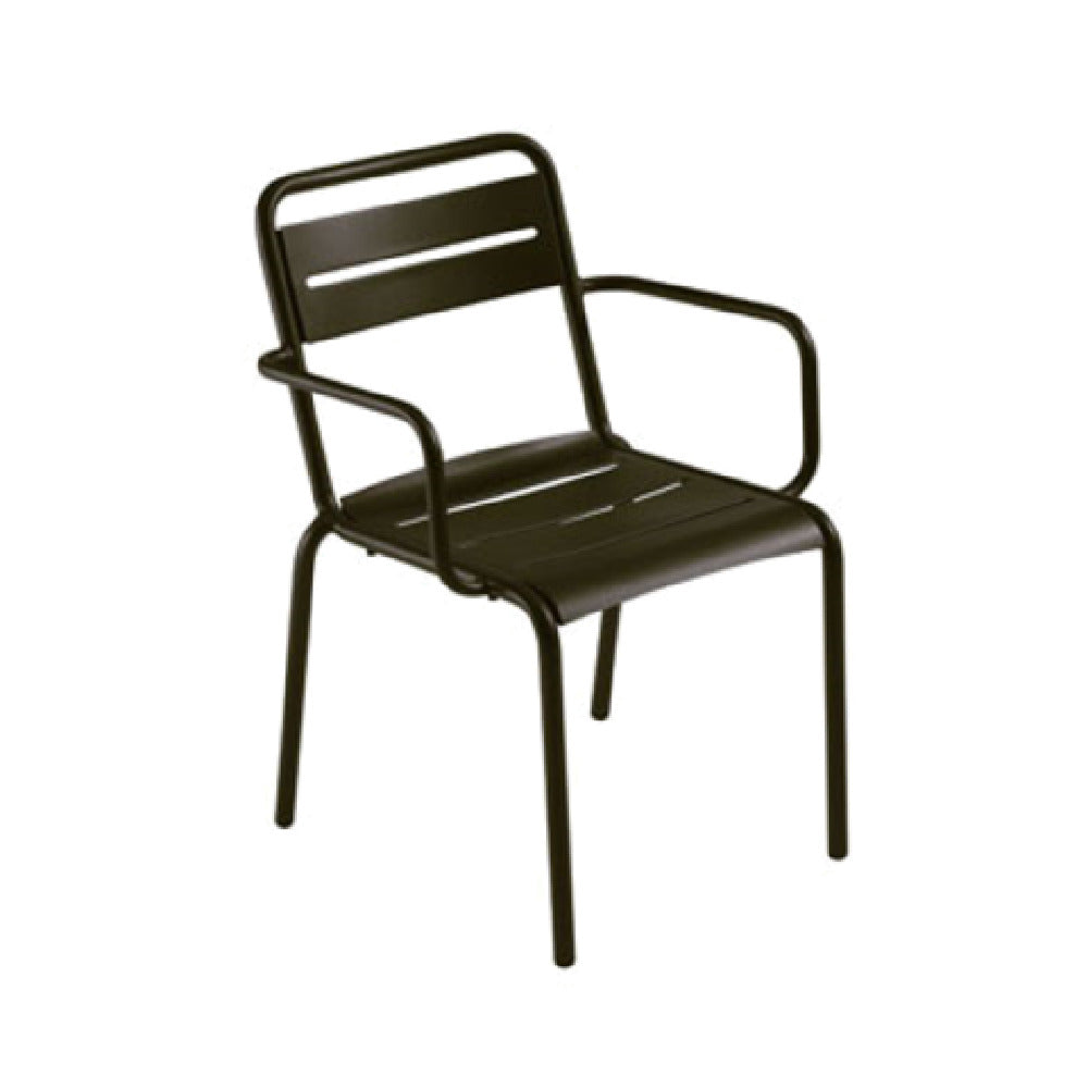 Emuamericas, Llc E162N-60 - Star Stacking Armchair, Outdoor/indoor, Steel Slats Back And Seat