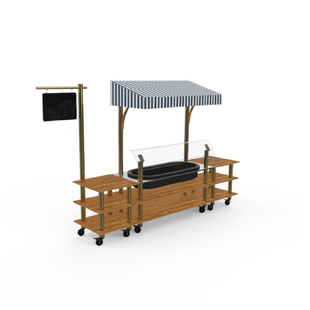 Steelite MGCMLA01BBWW - Classic Canopy Cooling Station, 130.0" X 29.5" X 96.0", Modular