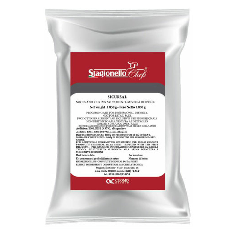 Omcan 47008 (47008) Curing Salts And Spice Blends For Cured Salami Rapid Fermentation 1.85 Kg / Bag