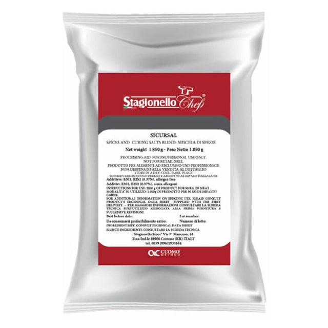 Omcan 47008 (47008) Curing Salts And Spice Blends For Cured Salami Rapid Fermentation 1.85 Kg / Bag