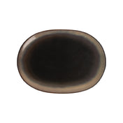 CAC China VEN-13 Venus Platter 12" Midnight Black/desert Beige (sold By Case)