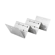 FOH DHO001BSS23 Dots Taco Holder 8" X 4" X 2" Holds 2 Or 3 Tacos