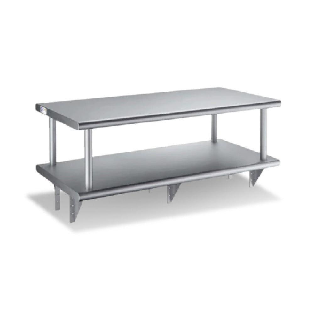 Steel Works Stainless SWPTSD-2424-316 Heavy Duty Pass Thru Shelf With Over Shelf