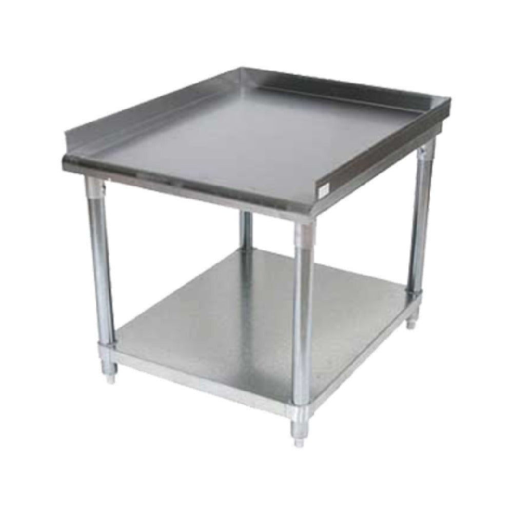 BK Resources SVET-2430 Equipment Stand 25"W X 30"D X 26"H 18/430 Stainless Steel Top Reinforced With 1-1/2" Square Tubing
