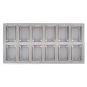 JB Prince M259 Mini Loaf Frame 12 Molds 3-7/8"W X 2-1/2"H