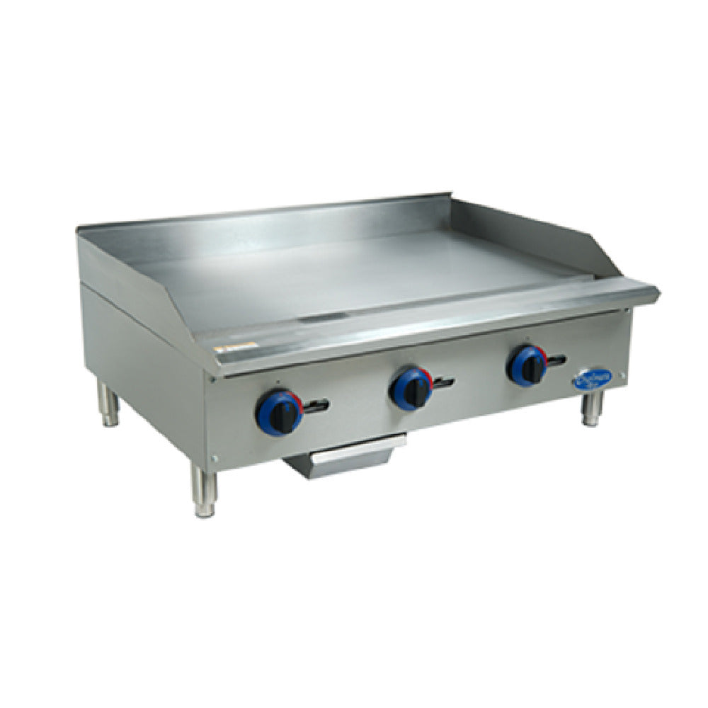 Globe C36GG (QUICK SHIP) Chefmate™ 36" Gas Griddle With Manual Controls