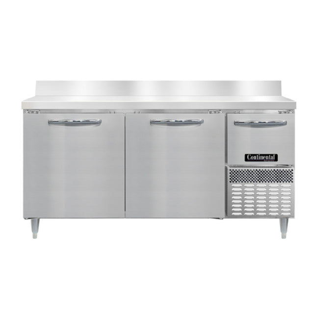 Continental Refrigerator DRA68NSSBS Designer Line Refrigerated Base Worktop Unit
