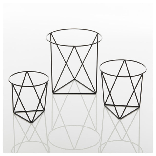 American Metalcraft RSGB3 Geometric Rise Set Set Of 3 Stainless Steel