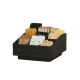 Cal-Mil 23789-13 Brooklyn Condiment Organizer 12"W X 12"D X 6.5"H Textured Wood Surface