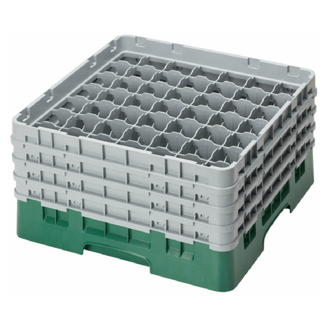 Cambro 49S800119 Camrack® Glass Rack With (4) Soft Gray Extenders Full Size