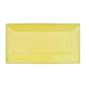 CAC China KC-51-SFL Color Arts Platter 14-1/2"L X 8-1/4"W X 1-1/4"H Rectangular