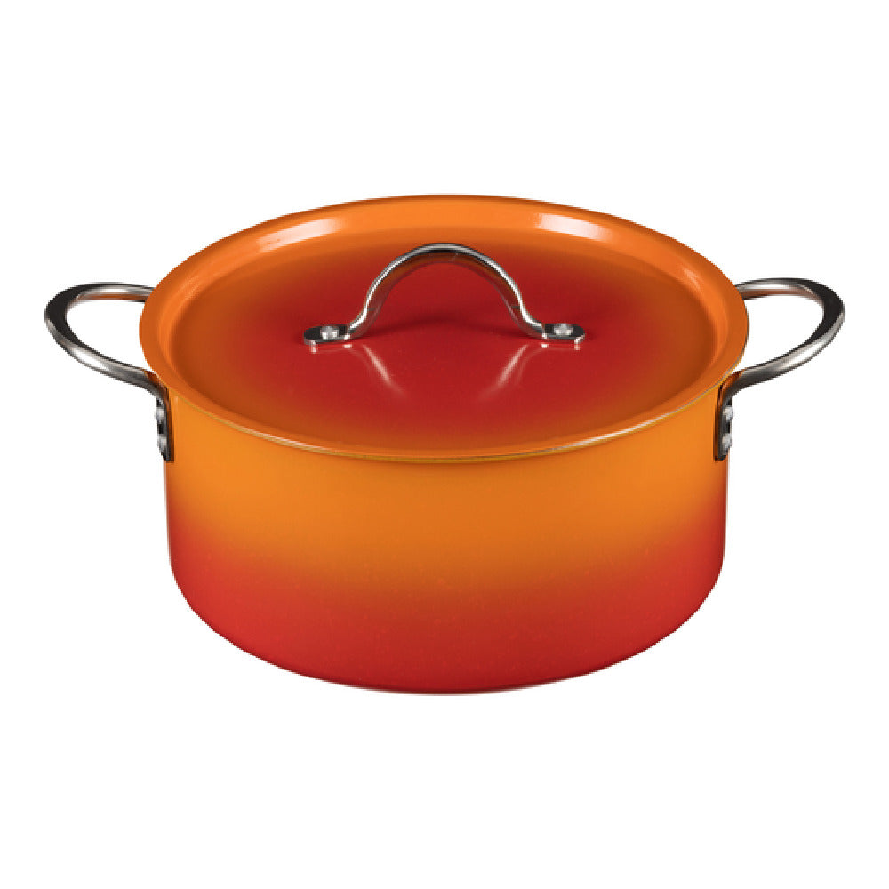 Bon Chef 73303-OM-T Country French X Ombre Sauce Pot 5 Qt 22 Oz 10″ Dia X 4.75″ H