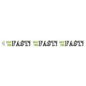 Hubert 69400 - Band-It Food Label, "Great Food Fast", 13-3/4" X 1"