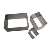 JB Prince X160 Cutter Set Rectangular (1) 3" X 4-1/2"