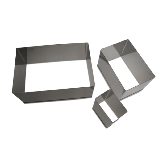 JB Prince X160 Cutter Set Rectangular (1) 3" X 4-1/2"