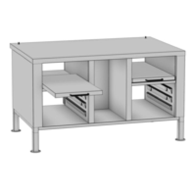 Rational 60.31.538 Stand (2) Pull Out Shelves (6) Sets Of Rails For 12" X 20" Pans