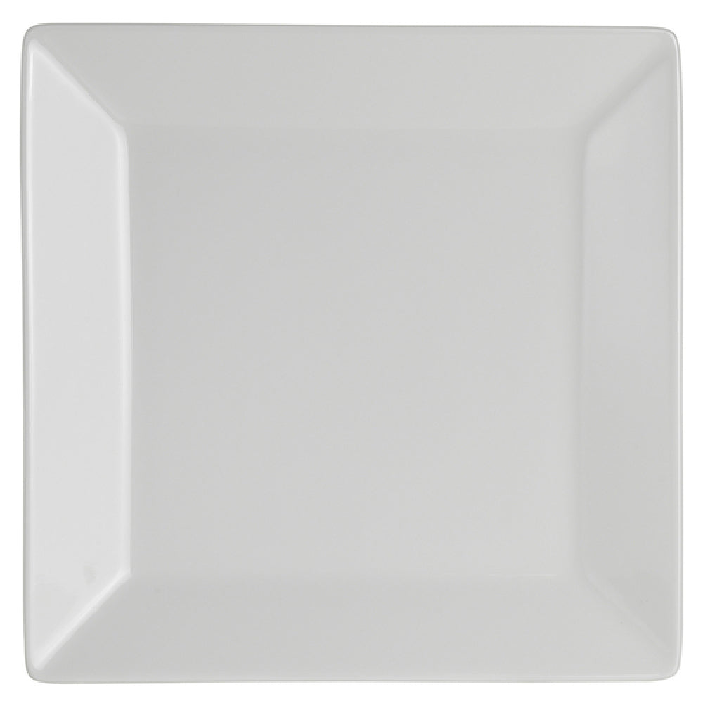Steelite 62101ST0654 Square Rim Plate 8.25" X 8.25"Cadence Royal Porcelain